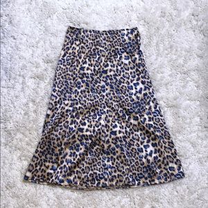 High waisted Print Skirt